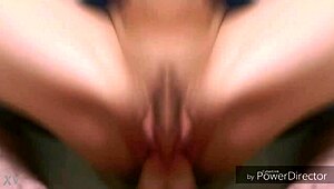 Mirrored latina takes on small cock with flair
