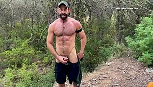 Outdoor gay porn with best cumshots in public and cruising situations