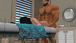 Cam Heyward's huge dick massaged