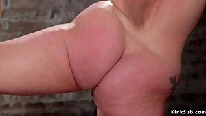 I’m obsessed with this flexible big-ass blonde getting tormented hard.