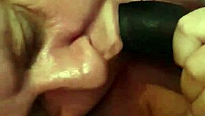 Wife's Passionate Nylon Blowjob Leaves Him Overwhelmed With Desire