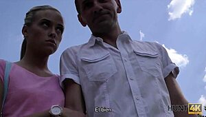 Hunt4k oszałamiająca blond laleczka daje usta za kasę w doggystyle