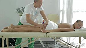 Is Carte’s love cave the sweetest during her teen massage session?