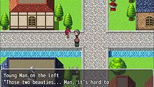 Twin Virgins in Geezer Hero RPG Get Deflowered