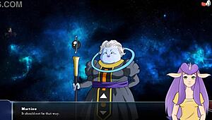 Dragon Ball Divine Adventure Part 55: Caulifla in Japanese Game Hentai