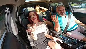 Taking a wild ride with carioca queen bibs doing crazy stuff on São Paulo streets! 🚗💥