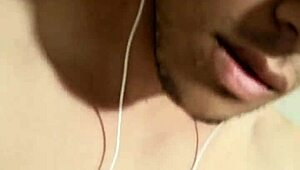 venezuelan guy jerking his big cock so nicely