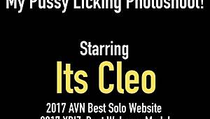 Wild Webcammer Its Cleo Tongue Fucks Horny Wet Girlfriend