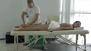 Is Carte’s love cave the sweetest during her teen massage session?