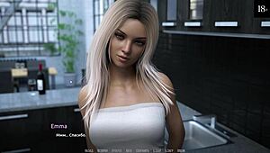 Become a rock star in this anime game by fucking naked whores