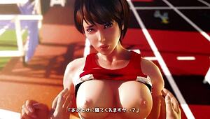 Rena Senpai's Intense Baton Action