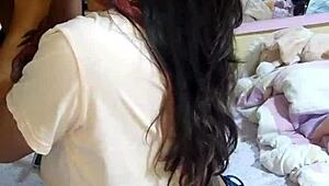 Wrestling Fan Grabs Ass Hard!