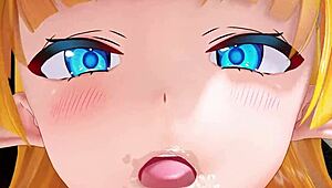 just saw elf radral anime getting wild in pov hentai