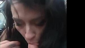 Road Head Blowjob In Public Outdoor Setting 🚗