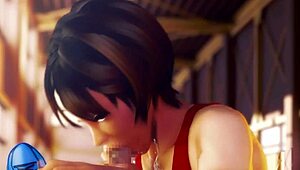 Rena Senpai's Intense Baton Action