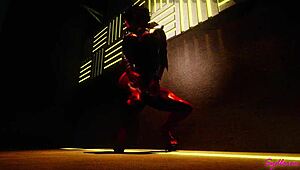 erana welcomes you to cyberpunk with her huge horsecock