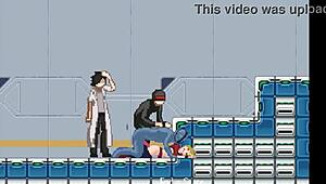 Ponyok Blonde Seks Hentai Dengan Lelaki Dalam Permainan Erotik Baru