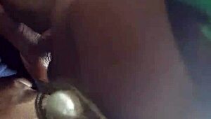 head in car with toothless woman