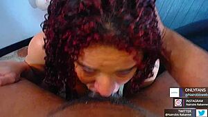 Sloppy Cum Overflow in Wild Deepthroat Action