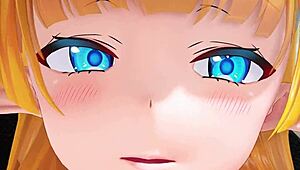 just saw elf radral anime getting wild in pov hentai