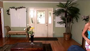 Wow! Blonde in BDSM Mansion Sucking Gloryhole Dicks!