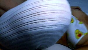 A narrow staircase in an apartment leads to an accidental water encounter between a guy and a girl