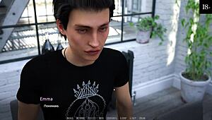 Become a rock star in this anime game by fucking naked whores