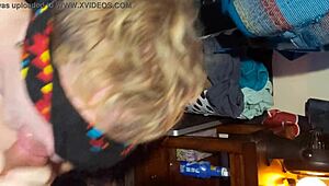 i can’t believe this blindfolded blowjob got me so worked up with that kinky masked twink!