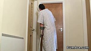 Feisty Centerfold Swallows Sperm After Intense Blowbang Facial