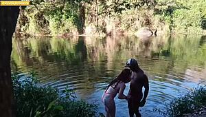 My friend took me to the woods and fucked me raw, cumming on my face. 😈