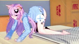 Nyanners Gets Fucked Hard In 3D Hentai Sex