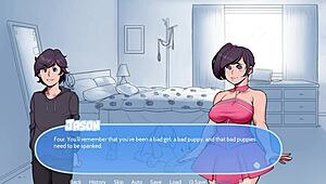 Slutty puppy game with big tits and ass.