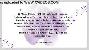 Femdom JOI instructions for jerk off session 6 😈