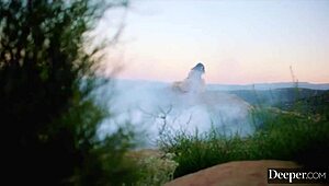 Deeper Nymphs Kylie and Sera Succumb to Michaels Charms