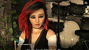 Become a rock star in this anime game by fucking naked whores