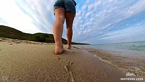 yo, follow my sandy footprints on this summer seashore, so cool! 🏖️