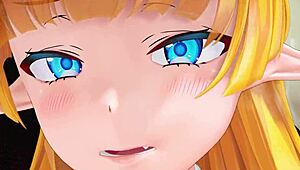 just saw elf radral anime getting wild in pov hentai