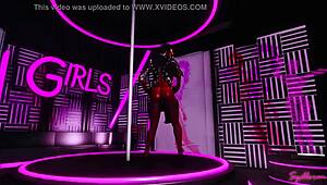 erana welcomes you to cyberpunk with her huge horsecock