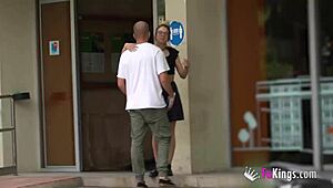 Dude Shows Off His Sexy Italian Student Friend and Bangs Her in Public. How Bold Is That?