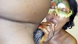 Sloppy oral sex and deep throat action in xxx video update