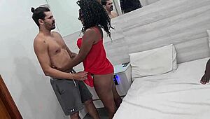 mulata slut from rabão rides two big black cocks in motel and gets covered in cum - negro blue rj and antonyvtt