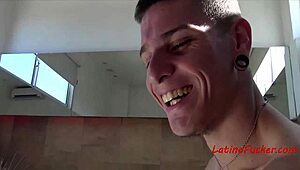 i got my latino teen twink's pipe cleaned hard in the bathtub