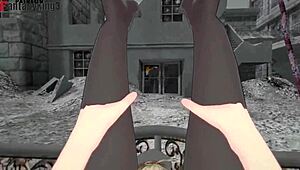 Anis' POV encounter with Nikke, the cute and chubby blonde