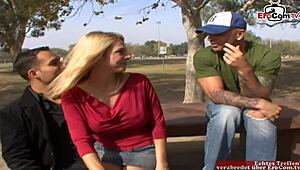 ugh, cuckold watchin my busty blonde wife take big cock