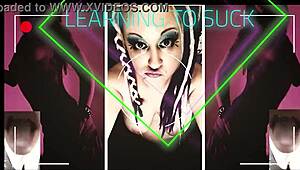 Horny Stepsister Teaches Cock Sucking