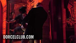 Threesome Power with Bourgeois Anna Polina Bent Over Hard