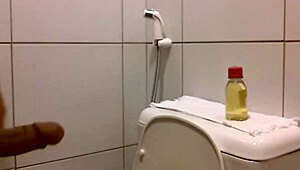 oil handjob leads to cum