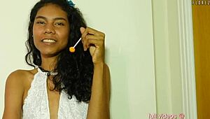 Bend this Brazilian secretary over the desk and fuck her hard with dirty talk!