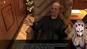 Emotional Secretary Receives Cum in Mouth at Work