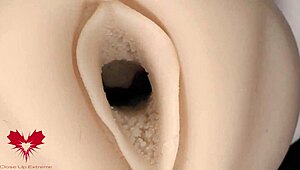 mistress in latex gloves making me ejaculate into onahole